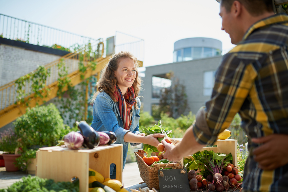 One way to achieve sustainable RV living is to shop local. 