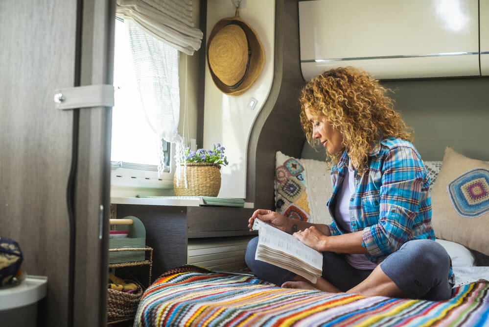 Staying in an RV is a comfortable option for travel nurses.