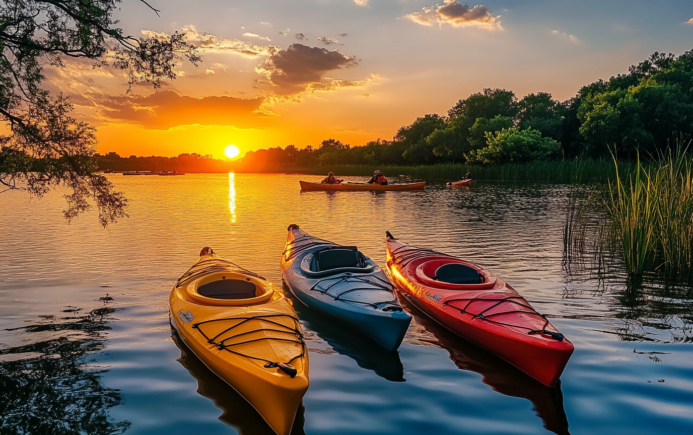 kayaking on lake pflugerville texas